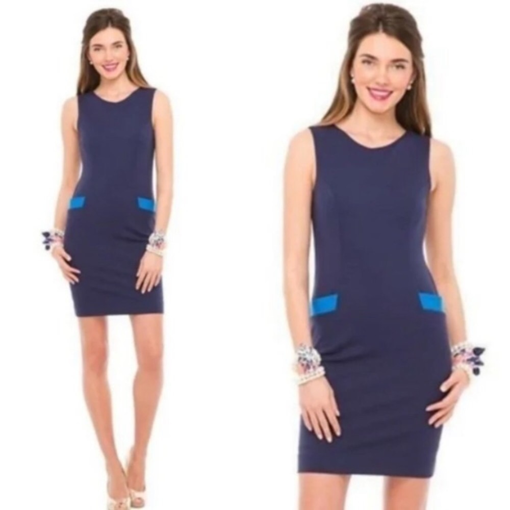 LILLY PULITZER Color block Sleeveless Mini Dress